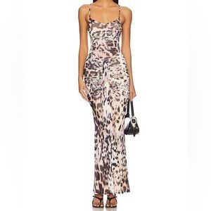AFRM Animal Print Maxi Dress
